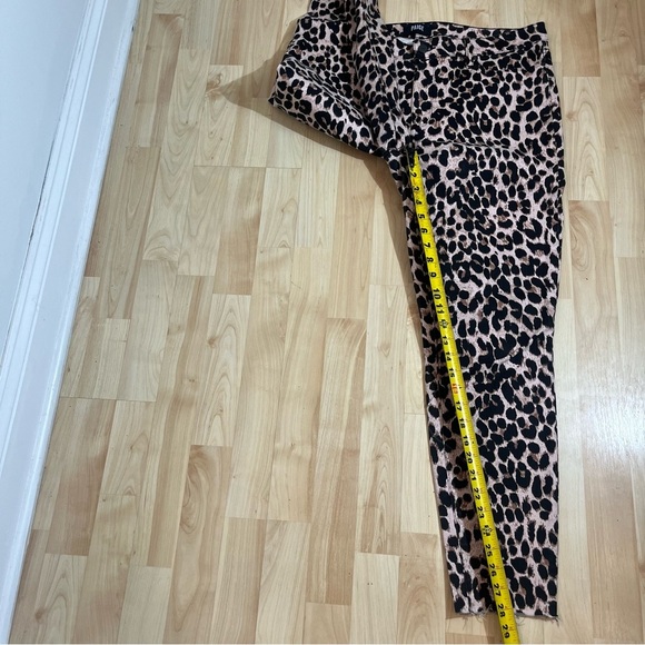 Paige Women’s HOXTON Ankle Pants Sz 32 Cheetah Animal Print Stretch Casual trend - Picture 4 of 9